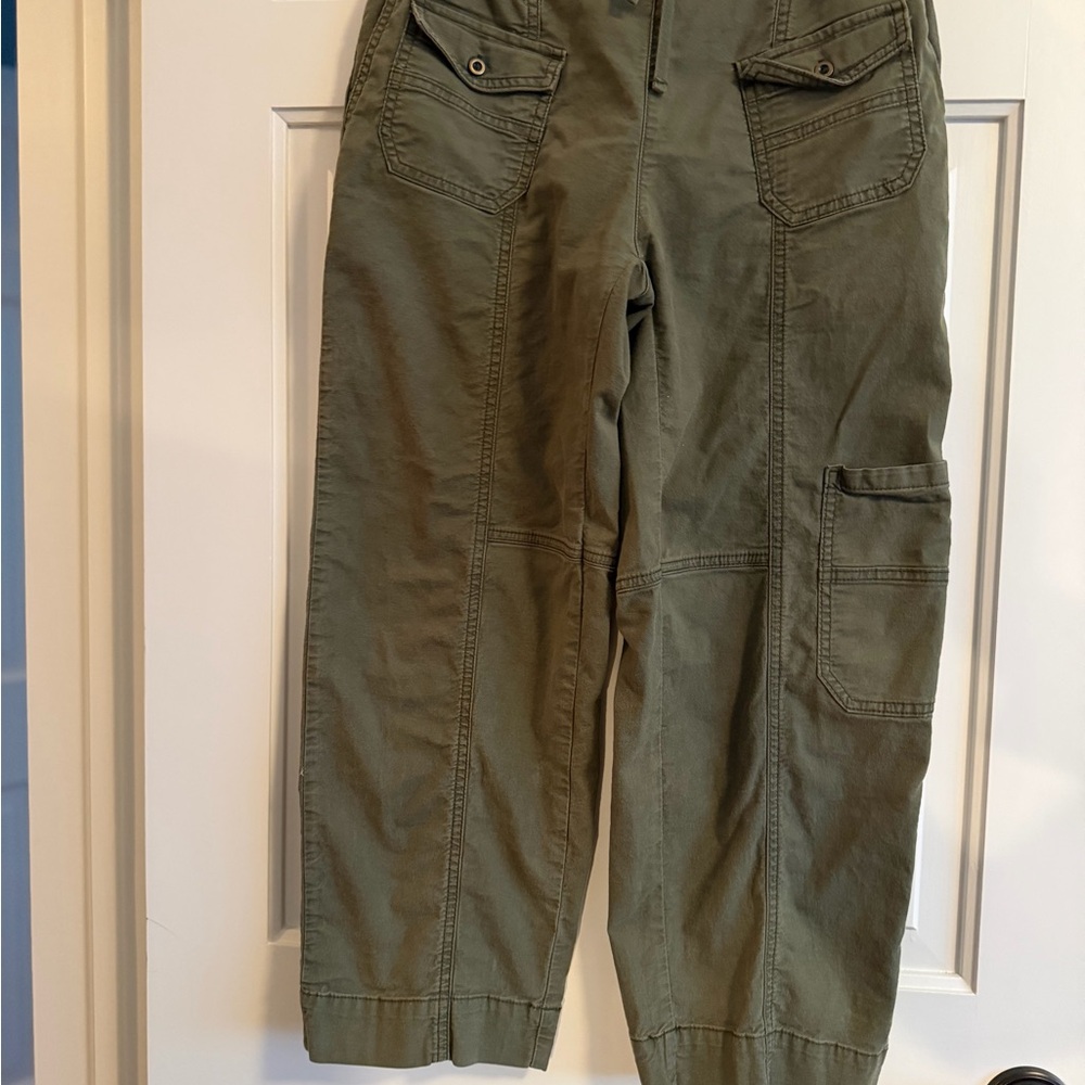 Anthropologie Pilcro green utility pant